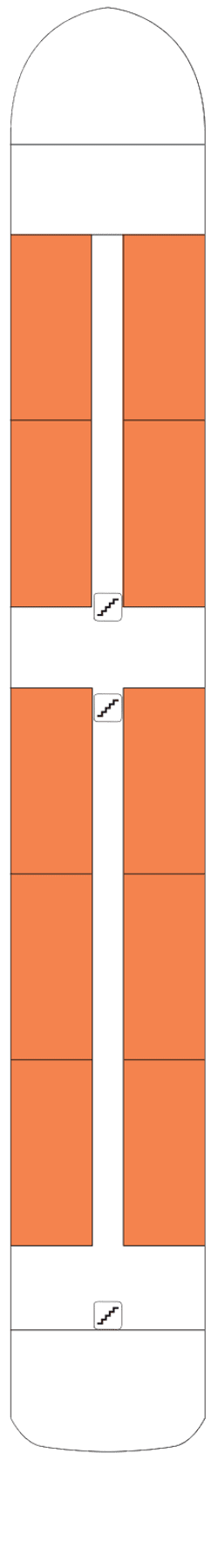 Plano do convés: Hauptdeck 1