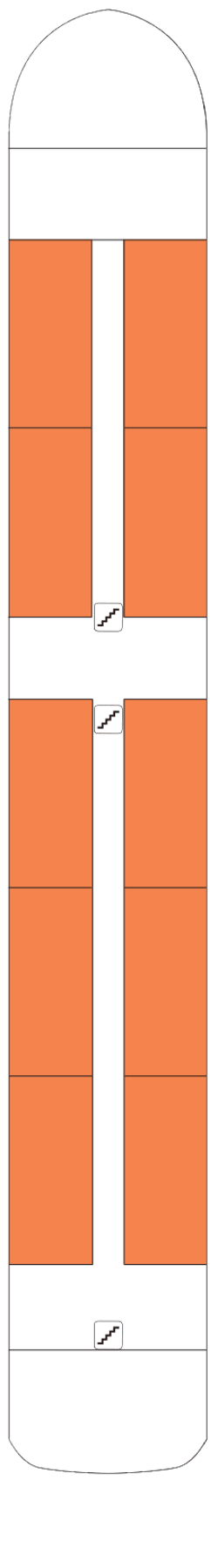 Plano do convés: Hauptdeck 1