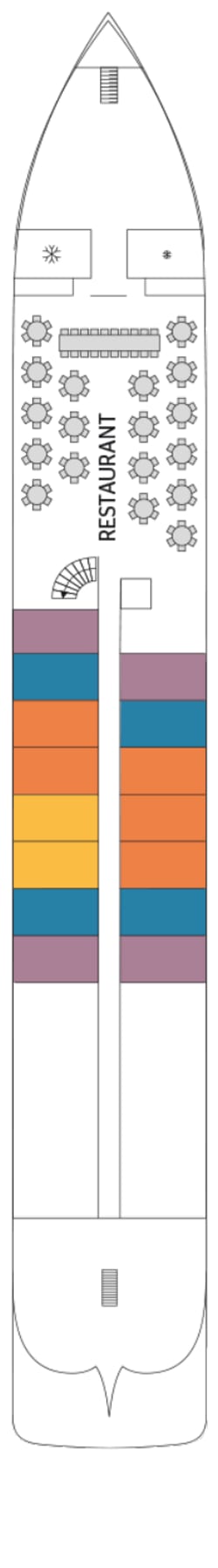 Plano do convés: Hauptdeck 1