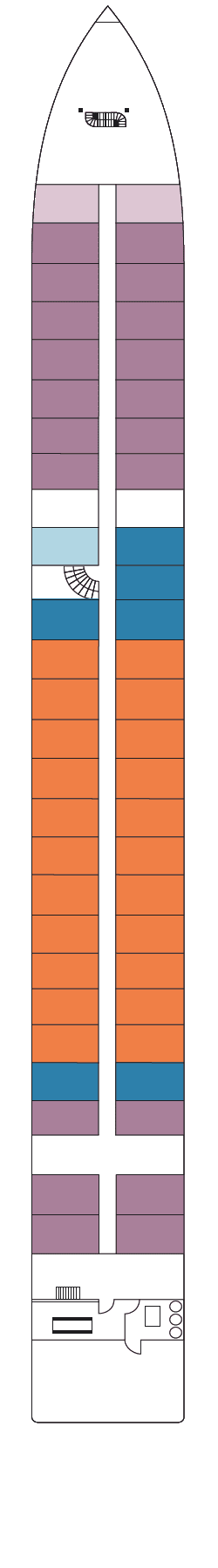 Plano do convés: Hauptdeck 1