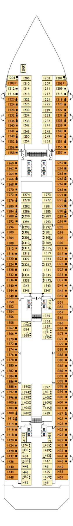 Deckplan: Babilonia Deck 1