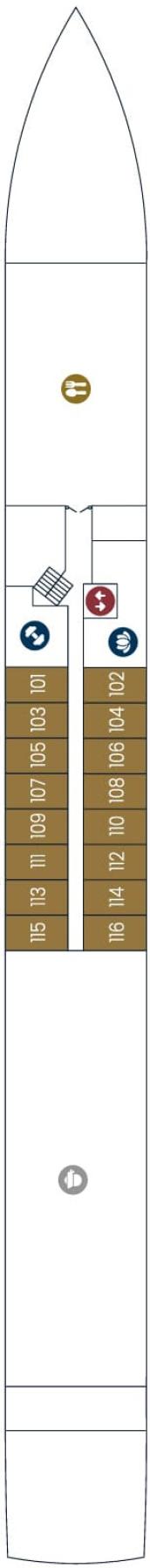 Viva Cruises VIVA ENJOY Smaragd Deck