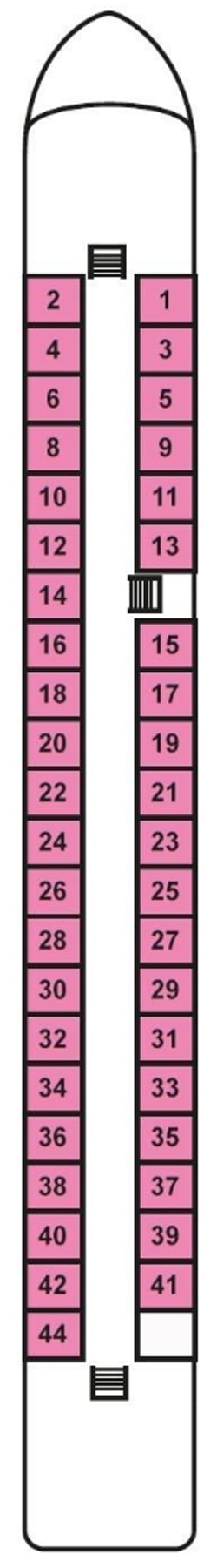 Deckplan: Hauptdeck 1