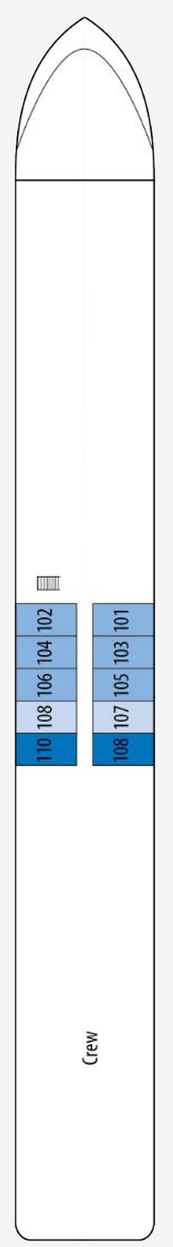 Deckplan: Hauptdeck 1