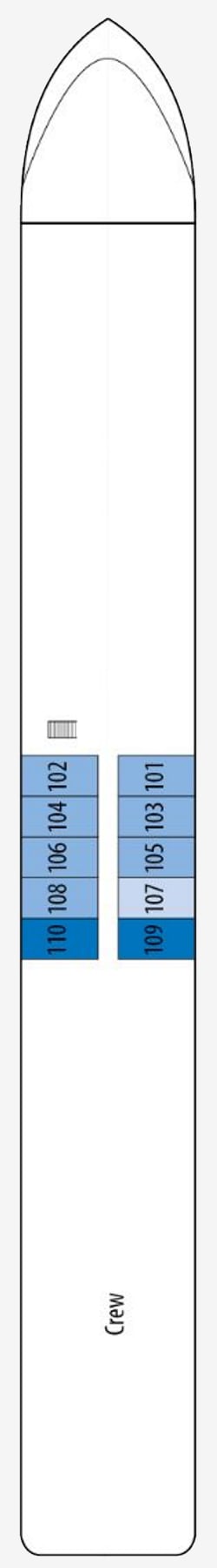 Deckplan: Hauptdeck 1