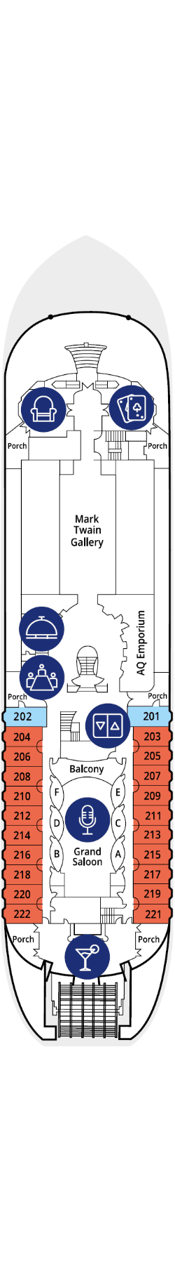 Deckplan: Cabin Deck 2
