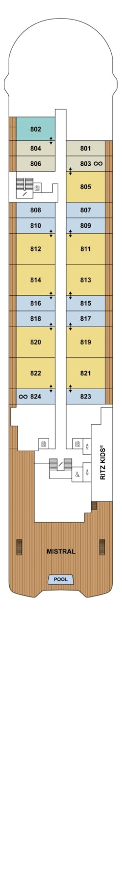 Deckplan Deck 8
