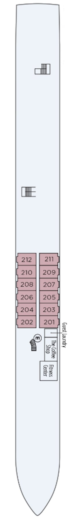 Plano do convés: Saint Remy Deck 1