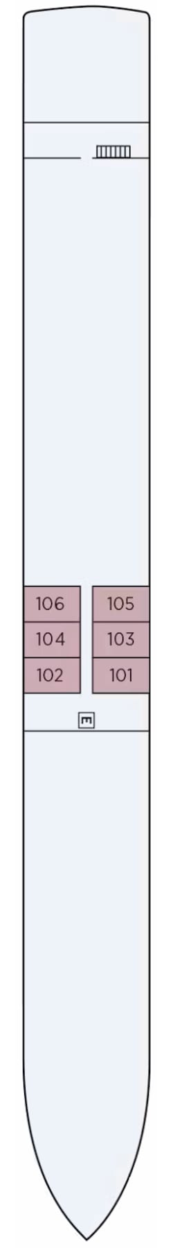Plano de cubierta: Beaujolais Deck 1