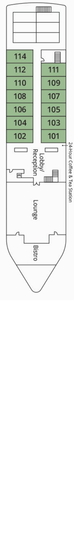 Plano de cubierta: Dendera Deck 2