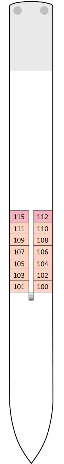 Deckplan: Hauptdeck  1