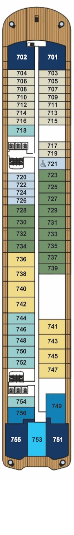 Deckplan Deck 5 · Deck 7 5