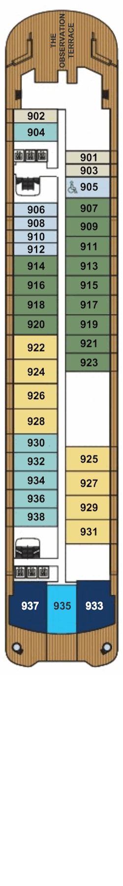 Deckplan Deck 7 · Deck 9 7
