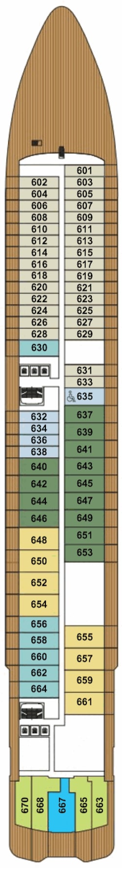 Deckplan Deck 6