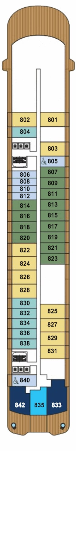 Deckplan Deck 8