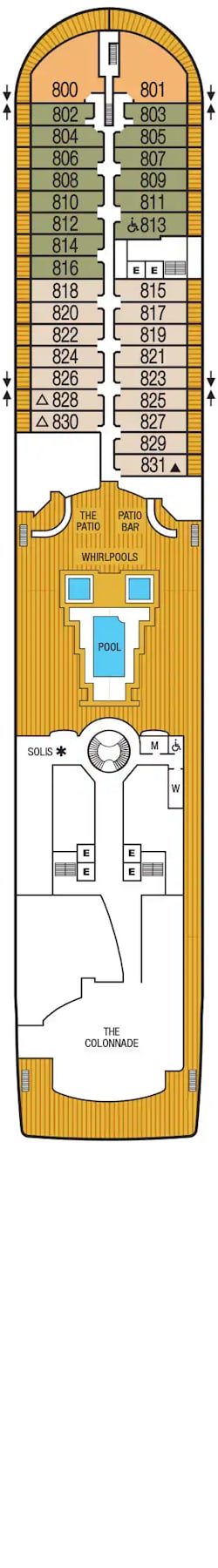 Deckplan Deck 8