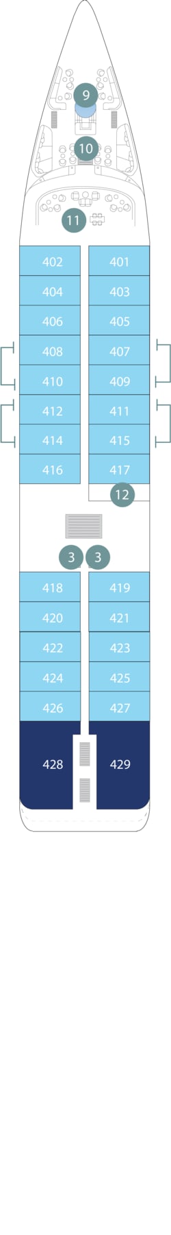 Deckplan Deck 3 · Observation Deck 3
