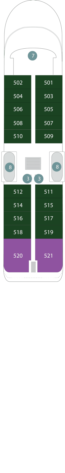 Deckplan Deck 4 · Panorama Deck 4