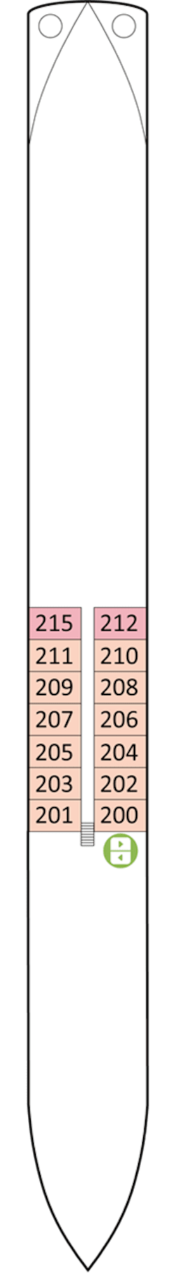 Deckplan: Hauptdeck 1