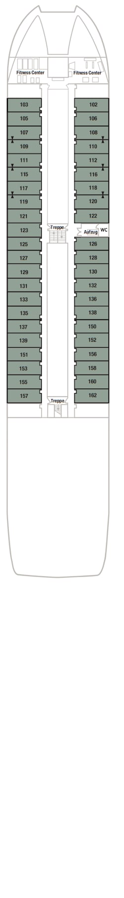 Plano do convés: Harmony Deck 1