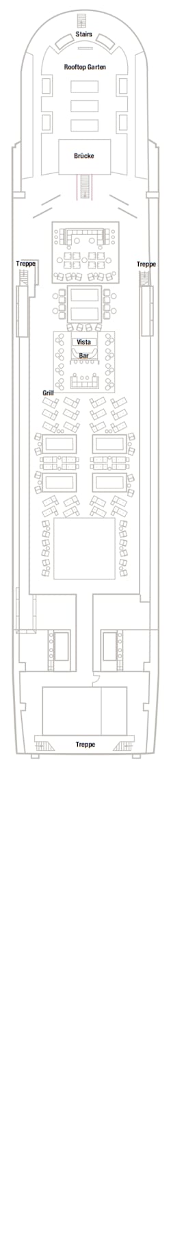 Deckplan Deck 4 · Vista Deck 4