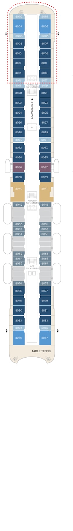 Deckplan Deck 8