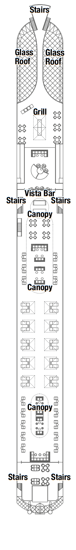 Deckplan Deck 4 · Vista Deck 4