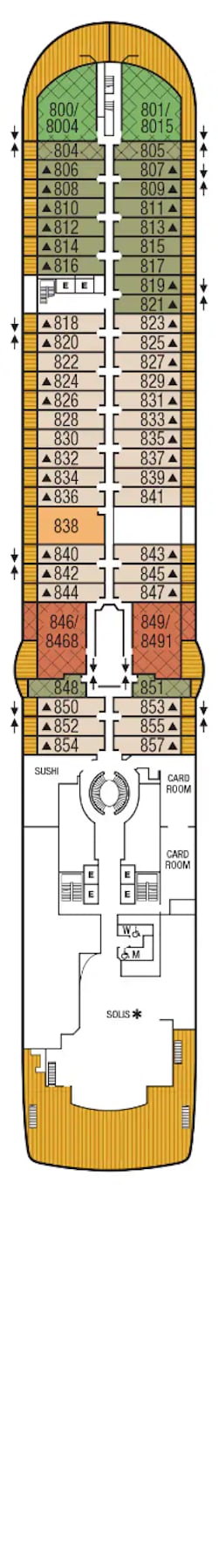 Deckplan Deck 8