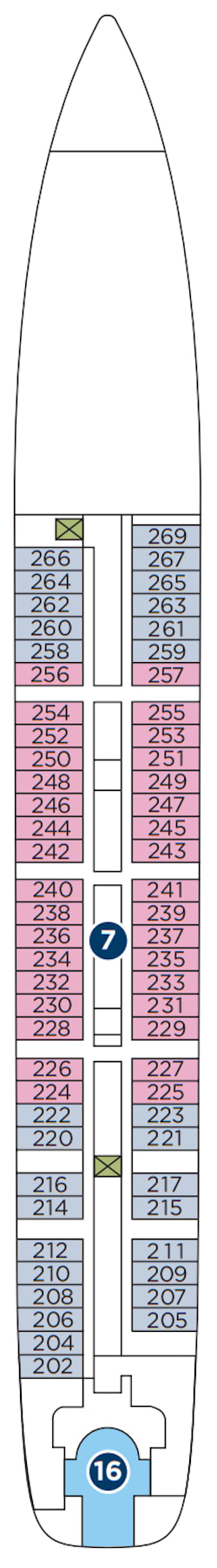 Deckplan Deck 2 · Deck Two 2