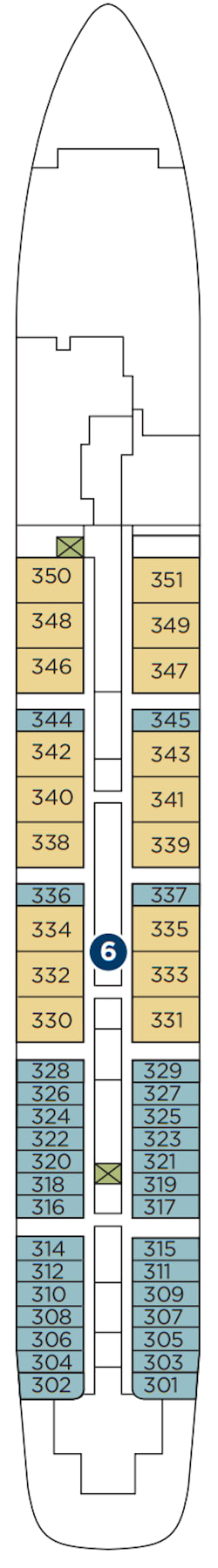Deckplan Deck 3 · Deck Three 3