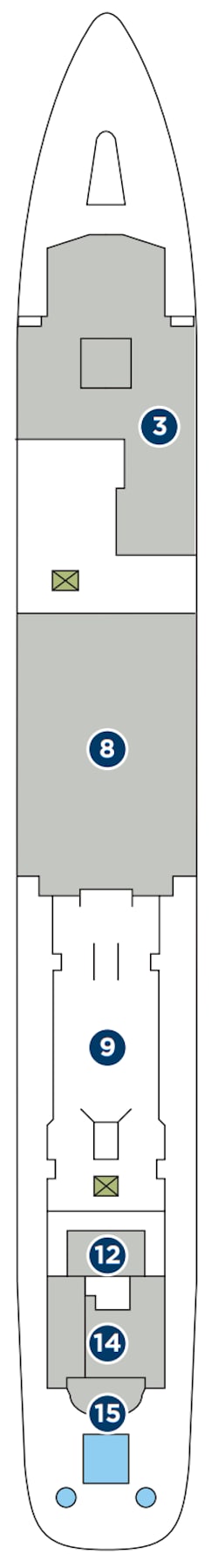 Deckplan Deck 4 · Main Deck 4