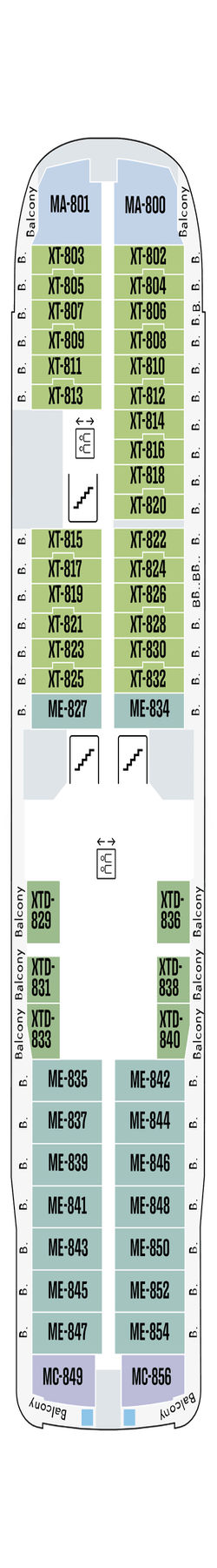 Deckplan Deck 6 · Deck 8 6