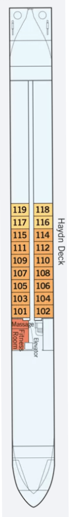 Dekkenplan: Haydn Deck 1