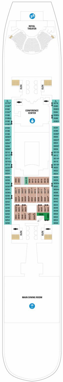 RCI Harmony of the Seas Deck 3