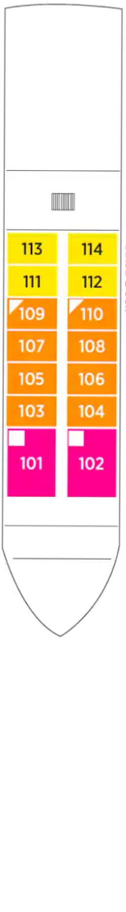 Plano do convés: Salsa Deck 1