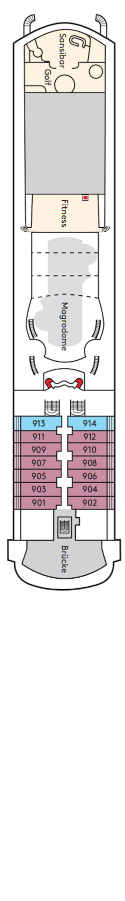 Deckplan Deck 9