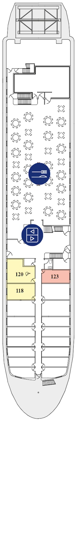 Deckplan: Hauptdeck 1