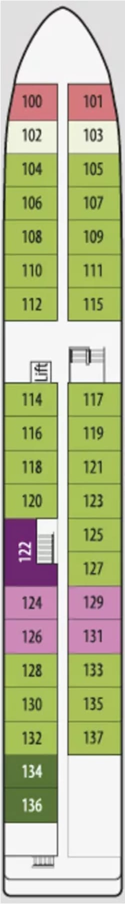 Deckplan: Mitteldeck 2