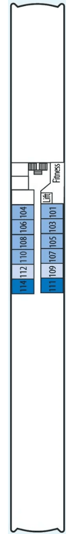 Deckplan: Haydn-Deck 1