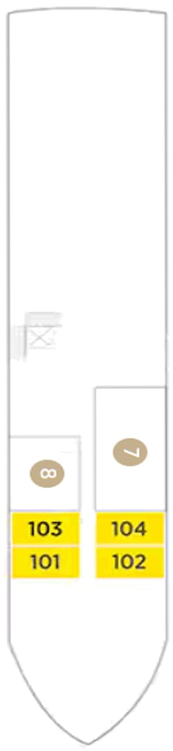 Plano de cubierta: Acacia Deck 1