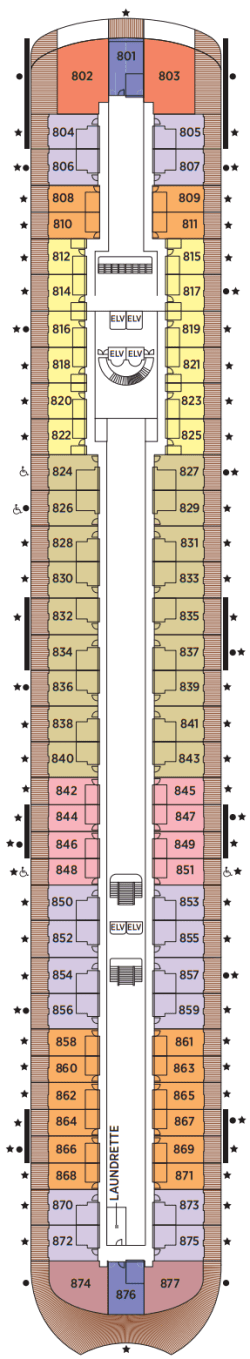Deckplan Deck 8