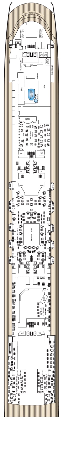 Deck 7 – Deckplan Queen Mary 2
