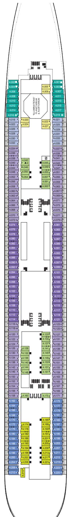 Deck 4 – Deckplan Queen Mary 2