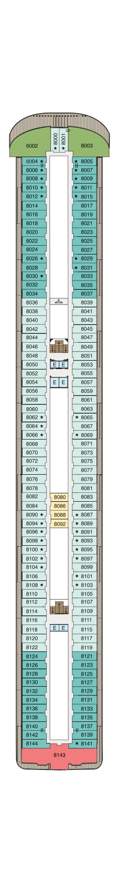 Deckplan Deck 8