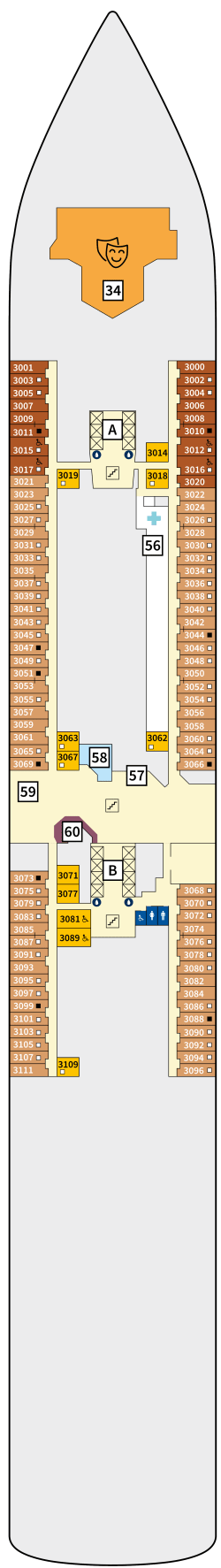 TUI Cruises Mein Schiff Relax Deck 3 Welle