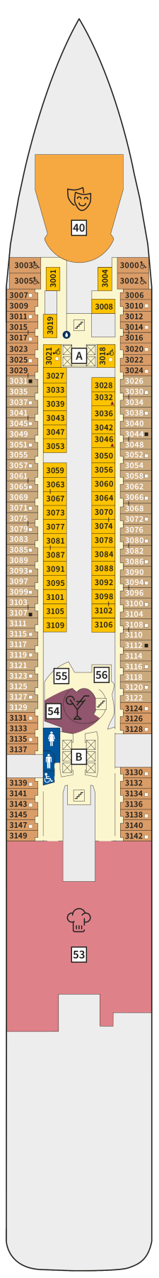 TUI Cruises Mein Schiff 7 Deck 3 Atlantik