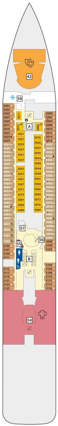 TUI Cruises Mein Schiff 4 Deck 3 Atlantik