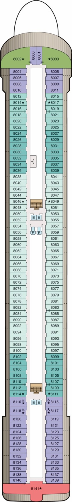 Deckplan Deck 8