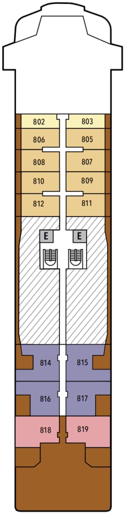 Deckplan Deck 8