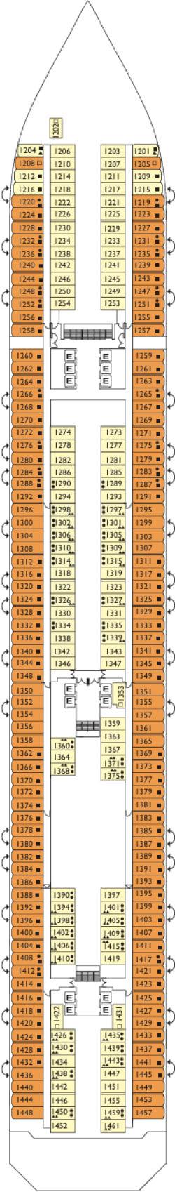 Deckplan: Babilonia Deck 1